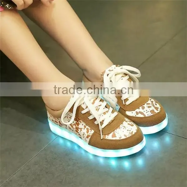 HFR-T1725 Spring 2015 fashion flowers printing ladies flat shoes cheap wholesale shoes in china