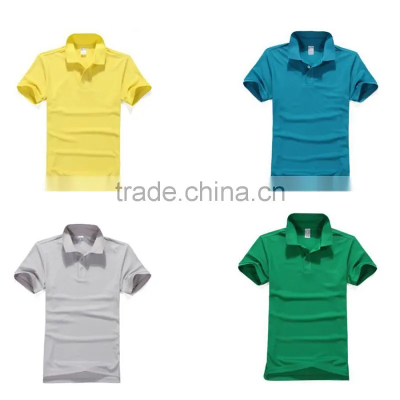 Men's cheap cotton pique blank polo shirt