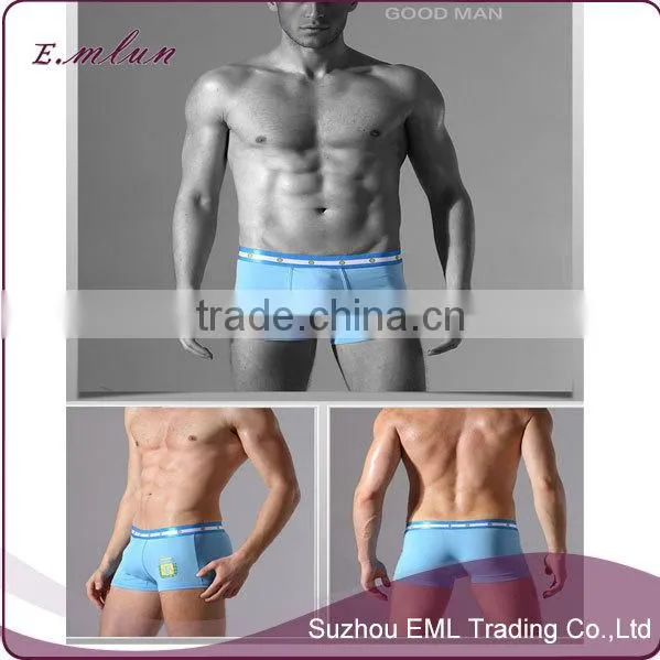men new design football printed seamless cotton/modal underwear/men boxer shorts