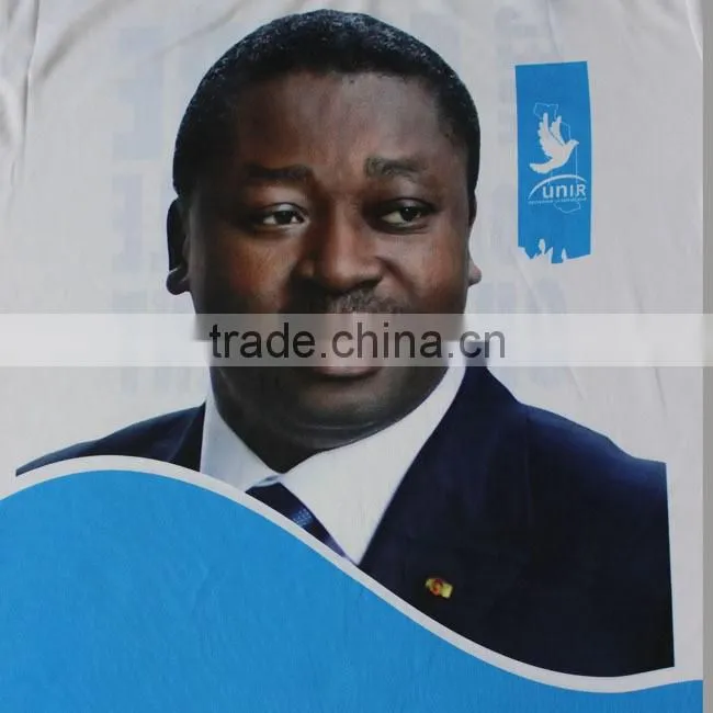 100% polyester Customized printed cheapest Presidential vote T-shirt 100g promotional t shirts Election T shirts OEM