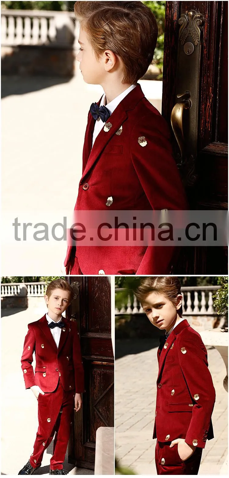 ELPA Velvet Sweat Slimming suits wedding children wear kids