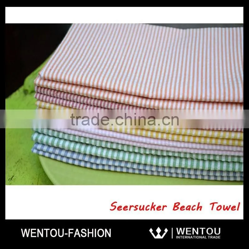 Wholesale Monogrammed Seersucker Kids Bath Towel