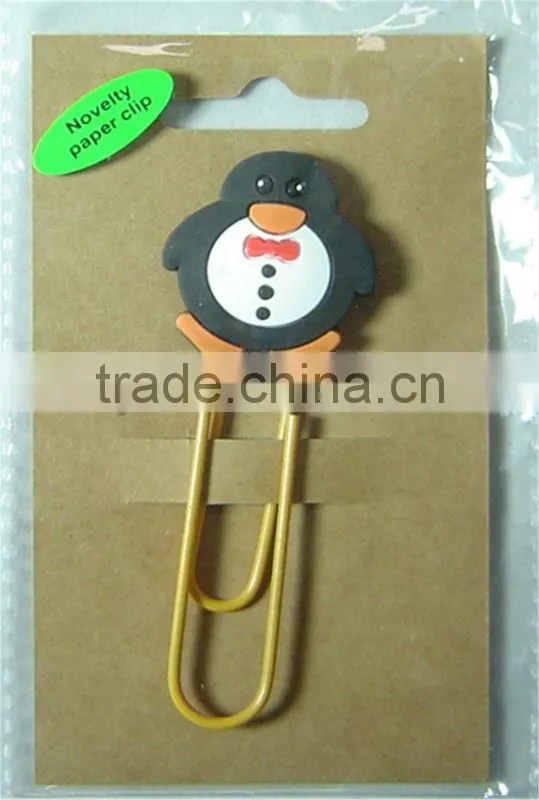 Specialized Manufacturer Non-toxic Cutom Logo PVC Head Paper Clip