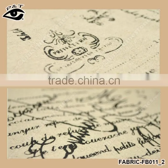 Hot Sale Western Style Printing Canvas Fabric Cotton and Linen Fabric Zakka Fabric Household Textile Cloth