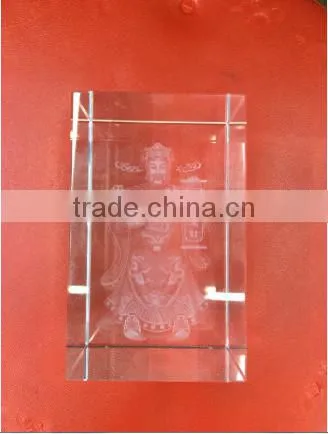 K9 Crystal Laser Engraving Communion Souvenirs, Crystal Block Engraving For Religions Gifts