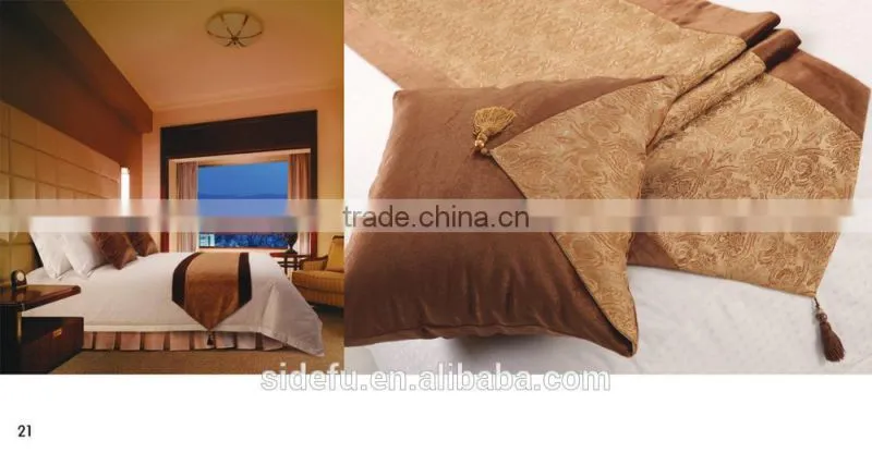 Factory Manufactural Wholesale Design Decorative High Quality Hotel King Size Bed Runner