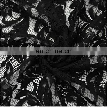 Cotton/nylon lace fabric for wholesale