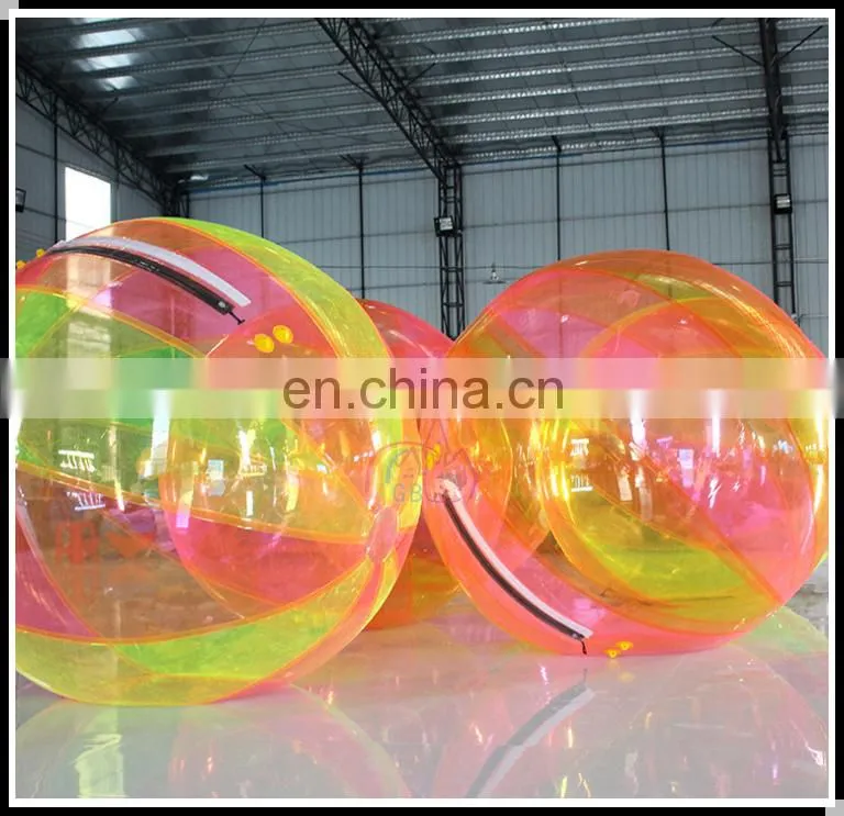 Hot sell inflatable water walking ball, inflatable water balloon, floating hamster water sphere from china manufacturer