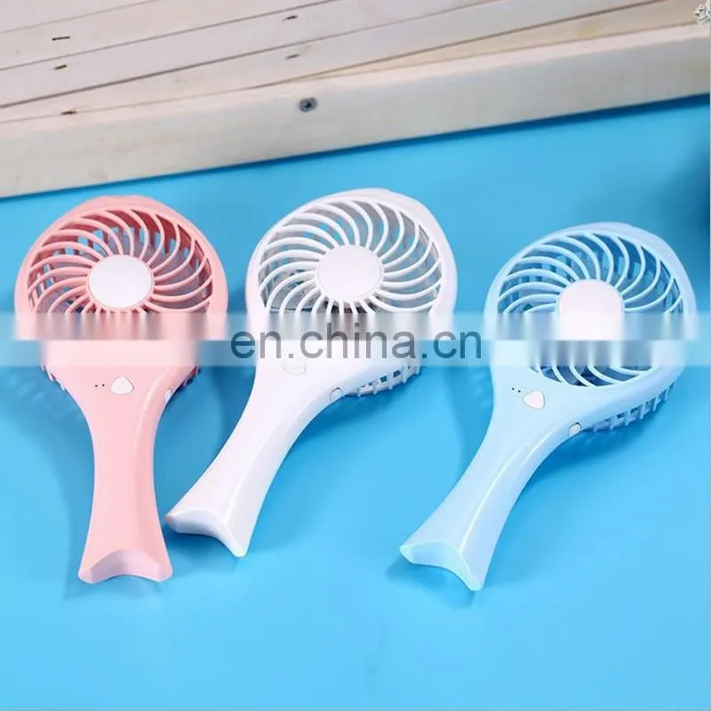 USB rechargable fan,portable handheld mini cartoon outdoor fan