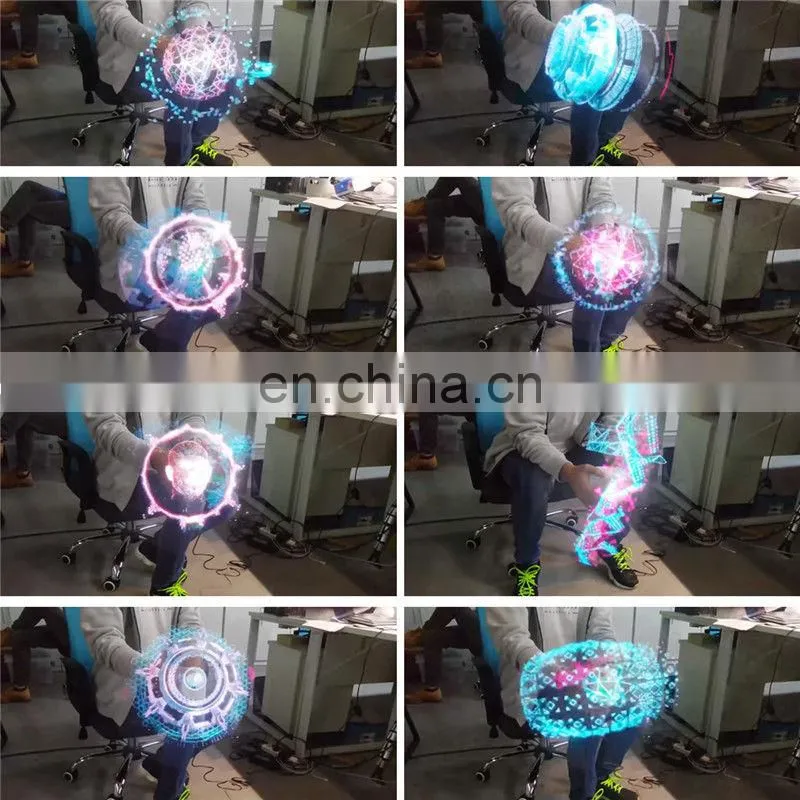42 50 65cm New products Chinese supplier factory 3D Imaging Fan advertising holographic fan display LED 3D hologram fan shopping