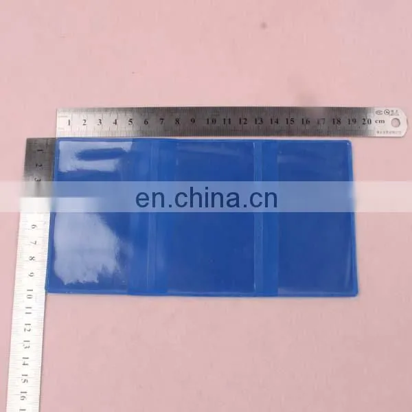 BSCI promotional 3 fold pvc card holder