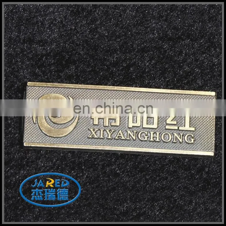 zhejiang Custom cheap metal zinc alloy badge/label for sale