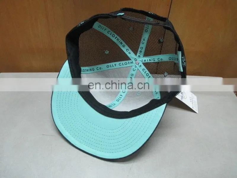 nylon corduroy embroidery trucker mesh snapback cap