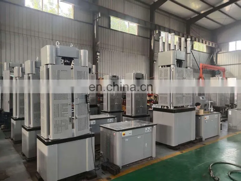 WAW-D 300kN,600kN,1000kN,2000kN Hydraulic Power steel copper tensile testing machine