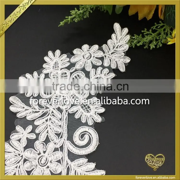 Elastic Crocchet Lace Ribbon Edged For Garments FLL-065