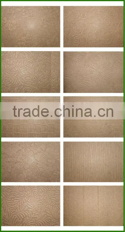 Embossed Decorative Hard Board 3mm For Wall Panel
