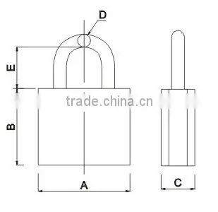 Brass Pad Lock