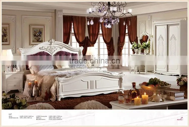 Wholesale Korean white bedroom furniture