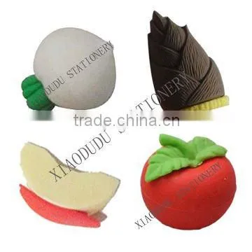 Mini 3D Apple Shaped Eraser for Baby
