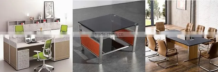 Commercial office furniture conference room with tempered glass
