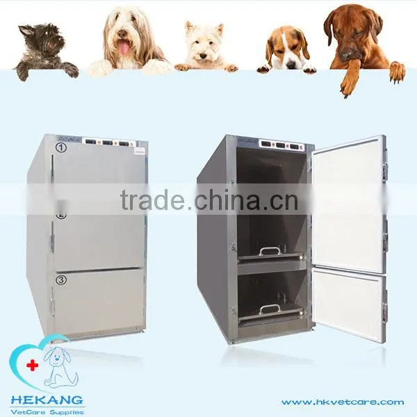 veterinary clinic stainless mortuary freezer