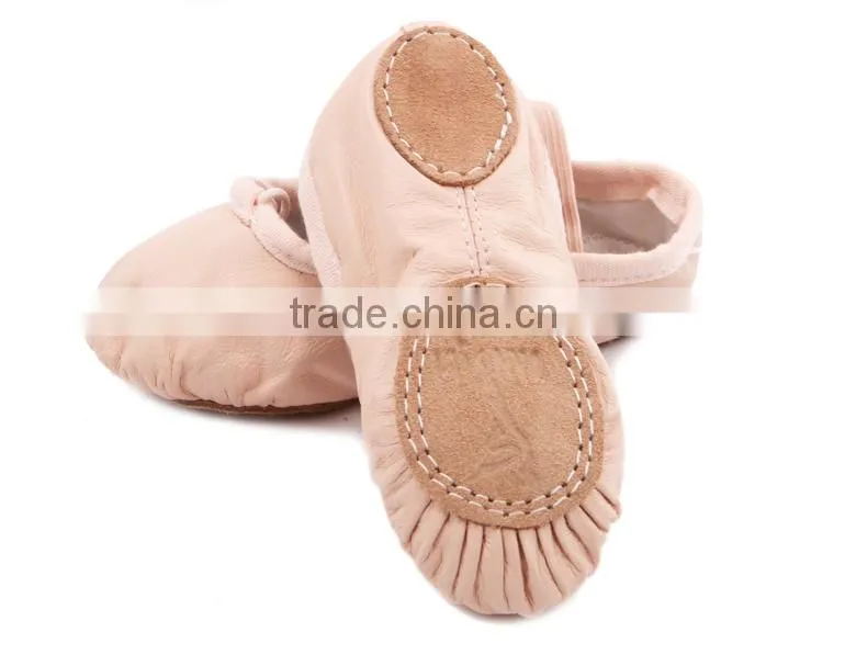 Wholesale Full Leather Split-sole Ballet Slippers (5130)