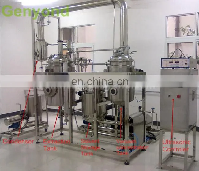 100L SS304 Lab Scale Small Capacity Pilot Plant herbal Botanical phytochemical Essential Oil Steam Distill extraction Machine