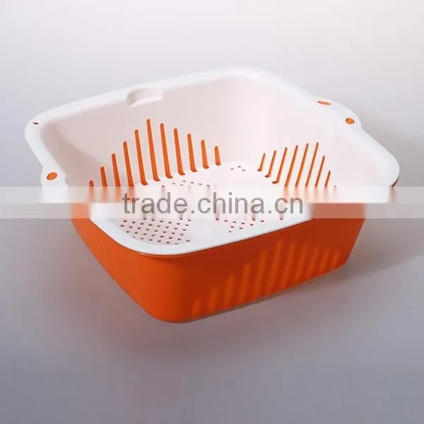 12 Inch Plastic Square Sink Colander
