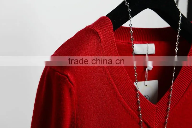 New design korea wool knit sweater for fashion girls