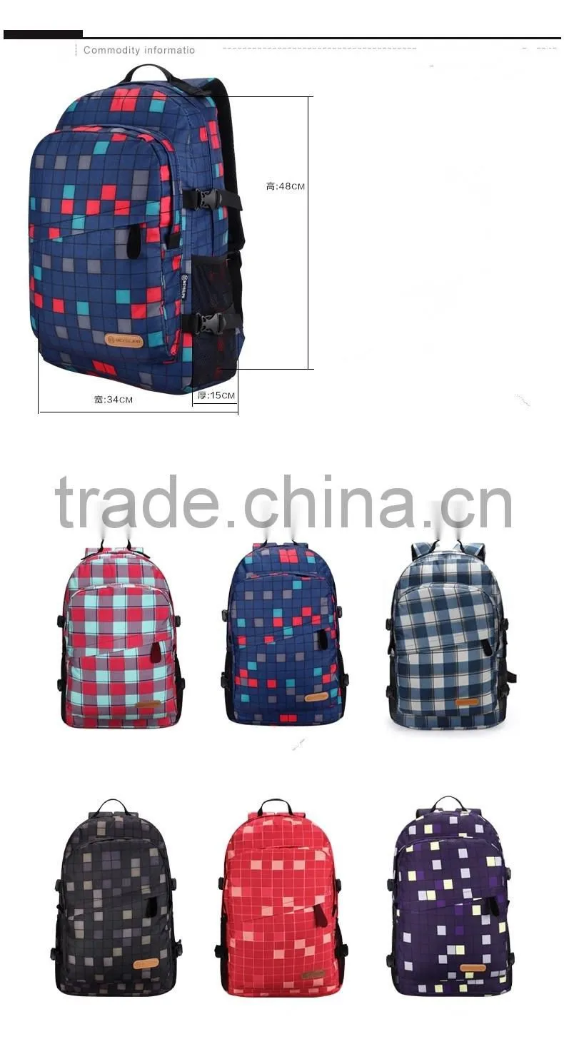 canvas backpack rucksack teenagers laptop bag