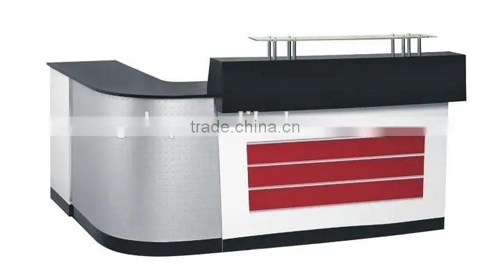 Top quality hair salon equipment cheap beauty salon check out reception wooden checkout counter