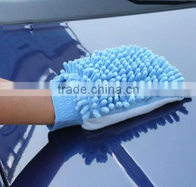 microfiber chenille cleaning gloves