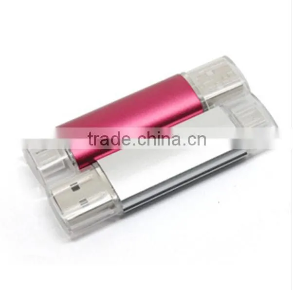 Fancy color bulk smart phone OTG usb flash drive wholesale
