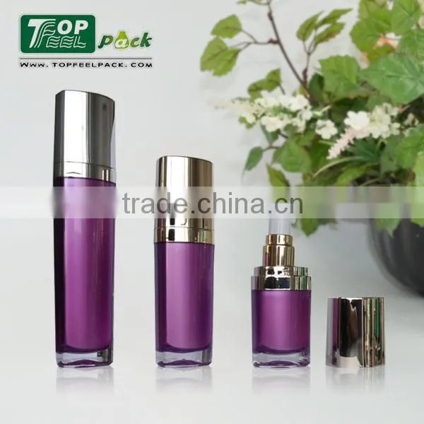 Luxury Cosmetic Airless Pump Bottle/Empty Acrylic Lotion Bottle
