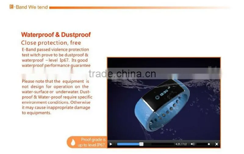 S55 Smart Bracelet Waterproof Bluetooth 4.0 Pedometer Band Health Wristband Fitness Tracker Smartband For Android IOS Phone