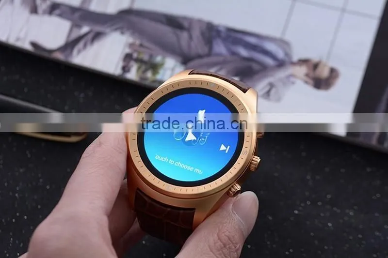 2016 Hot Selling MTK6572 1.4 " IPS 3G GPS WiFi Bluetooth Android 4.4 K18 Smart Watch
