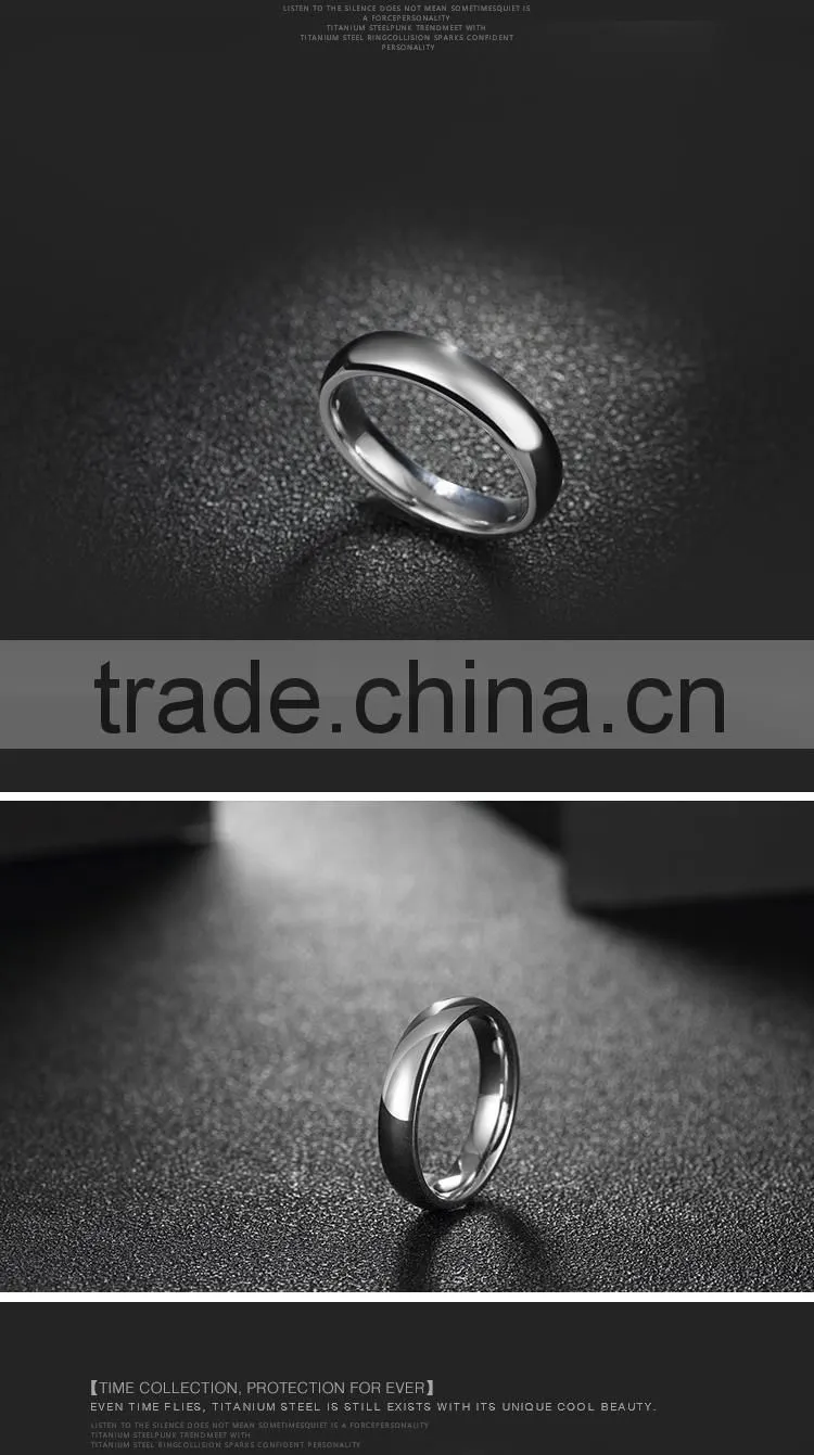 simple design titanium ring 316L steel ring,titanium 316l stainless steel rings