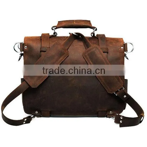 Imported handbags china fashion vintage wholesale men leather bag branded handbag