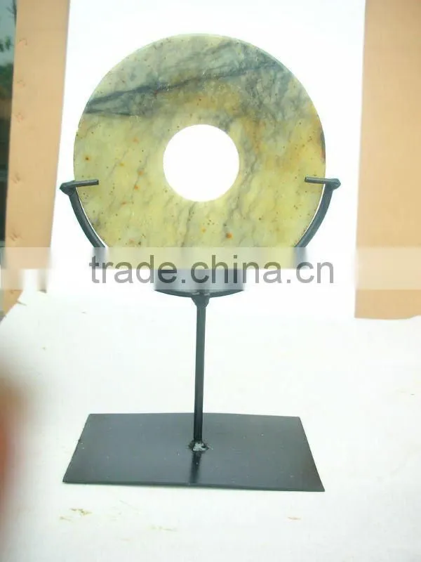 Chinese antique carved jade stool