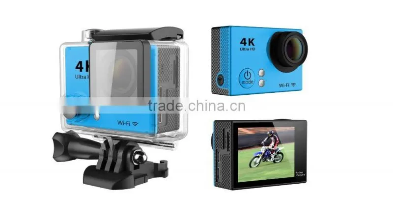 hot sales! WiFi Waterproof Dual Screen 4K 25fps/ 2.7K 30fps/ 1080P 60fps HD Sports Camera--DV-16