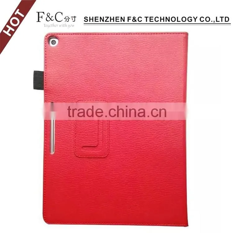 Premium leather flip tablet leather case soft case for Google Pixe C with stand
