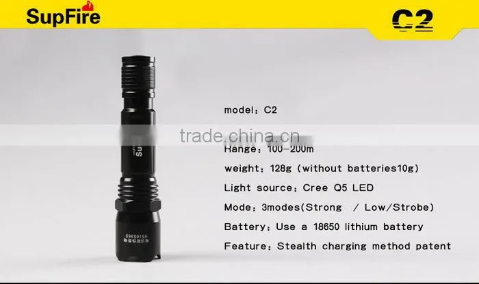 LED Long Range Flashlight Torch