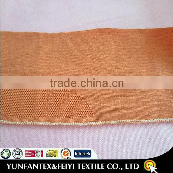 2015 latest Italy design 100 cotton 1*1 rib 2*2 rib knitting for jersey t-shirt