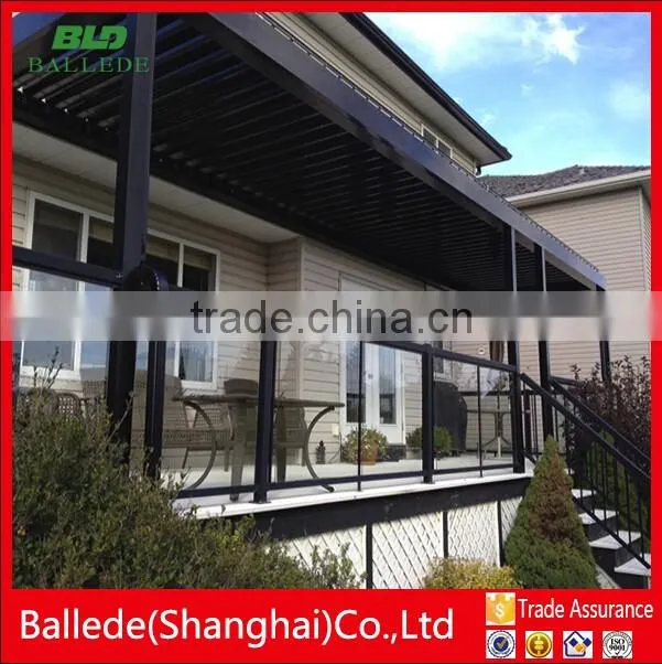 motor control retractable louver roof manufacturers