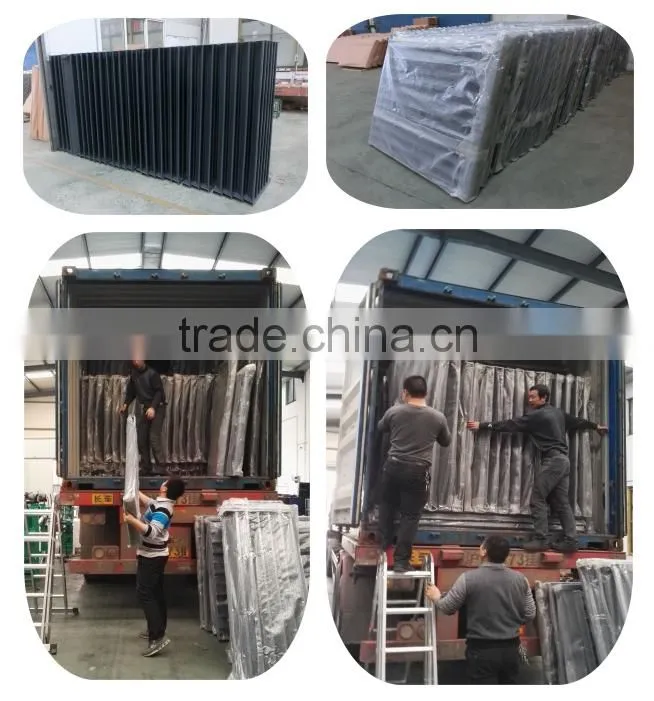 prefabricated easy install industrial louver fence