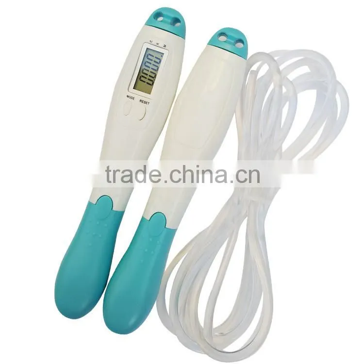 Manufacturer OEM/ODM Smart Sport Fitness PVC Adjustable Digital Step/Distance/ Calorie Rope Skipping Wire Length Counter