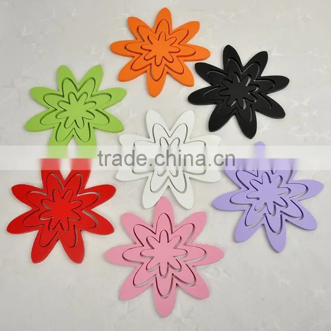 Cheap 3D MDF wall adhesive decoration 117*117MM