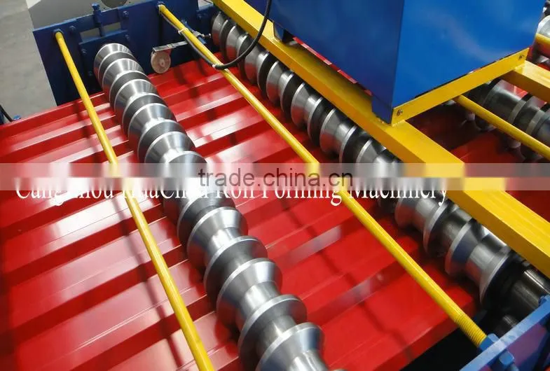 2016 Hot design Galvanized Roof & Wall Panel Cold Roll Forming Machine