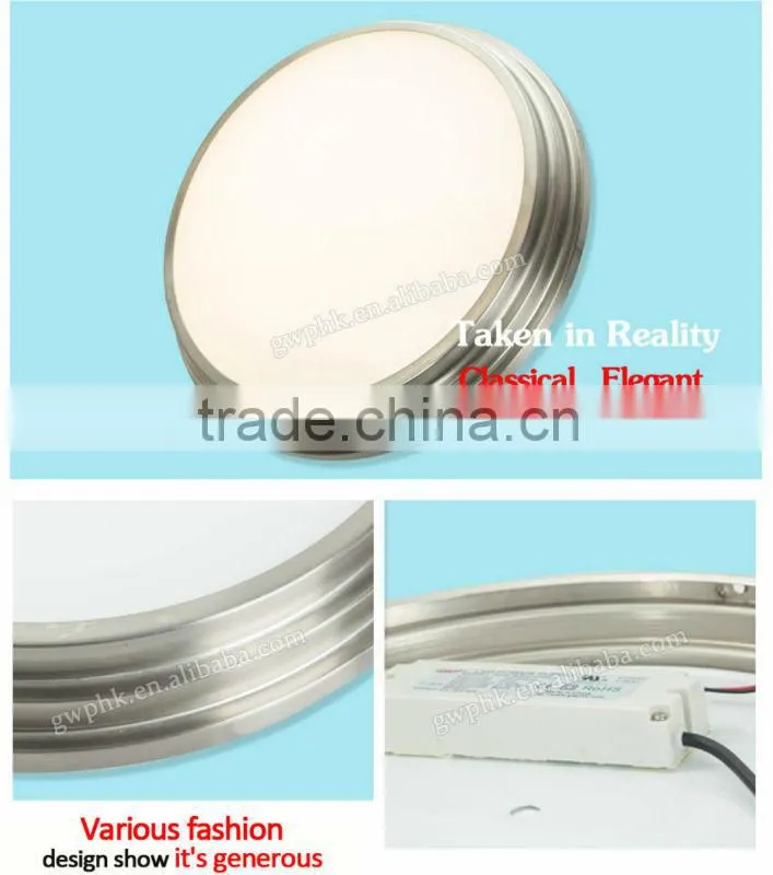 Brightness Uniformity 30w Led ceiling light with round surface mounted