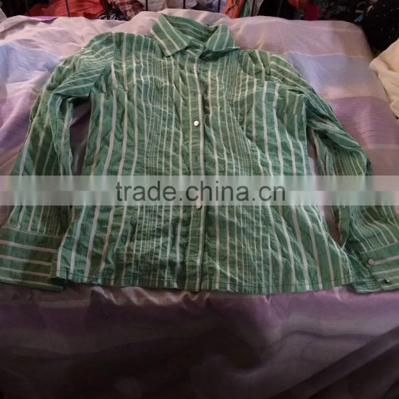 high quality wholesale Cheaper summer for men used clothes ,men shirt